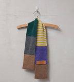 Stripy Scarf, Neutrals - Little Knittle