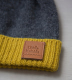 Beanie Hat, Cliff & Mustard - Little Knittle