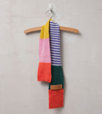 Stripy Scarf, Brights - Little Knittle